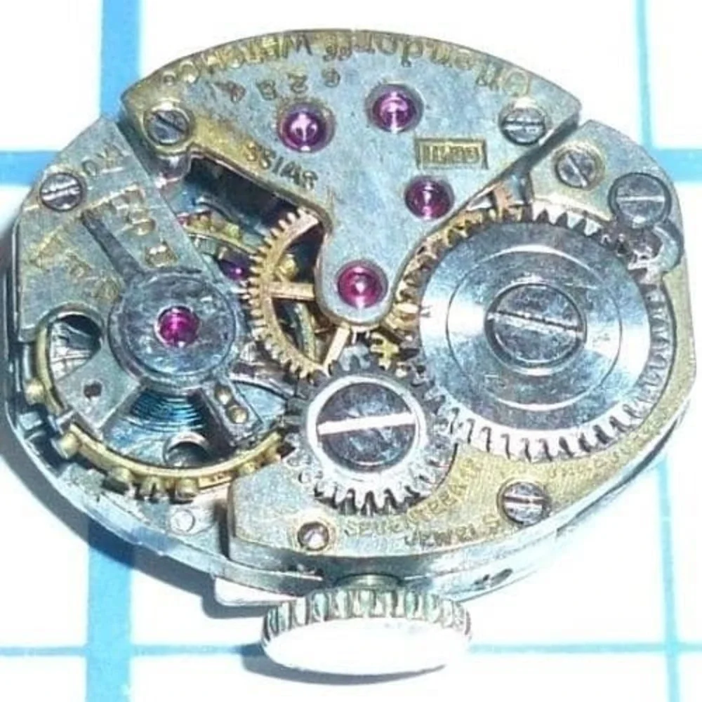 Art Deco Ollendorff 14K Solid Gold Diamond Watch Cocktail Wrist watch Swiss RUNS